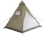 Preview: Indianer Zelt, "Tipi", oliv, Mittelmast, Gr. 290x270x225 cm