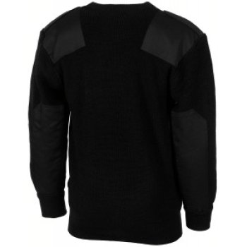 BW Pullover, mit Brusttasche, schwarz