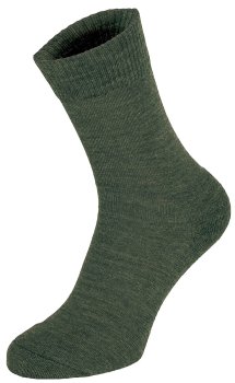 Socken, "Merino", oliv