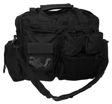 Einsatz-Tasche, schwarz, mit Schultergurt