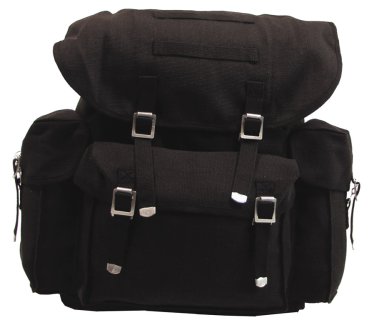 BW Rucksack, Mod., schwarz, mit Träger (wie BW Packtasche)