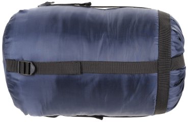 Mumienschlafsack, blau, 2-lagige Füllung