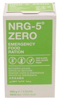 Notverpflegung, NRG-5, ZERO, 500 g, (9 Riegel)