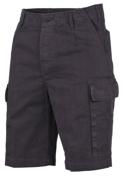 BW Moleskin Bermuda, schwarz- stonewashed - Größe 4XL