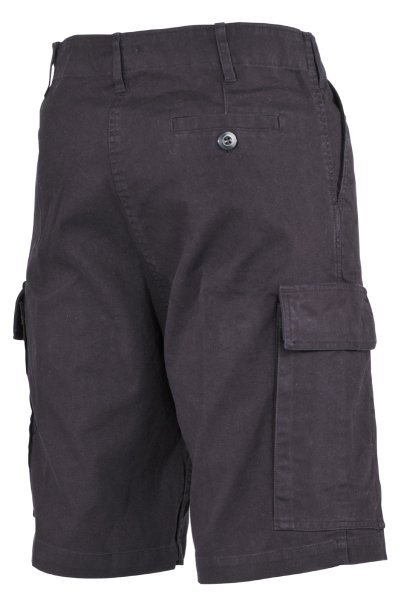BW Moleskin Bermuda, schwarz- stonewashed, Größe XXL