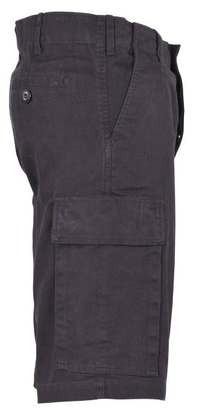 BW Moleskin Bermuda, schwarz- stonewashed, Größe XXL