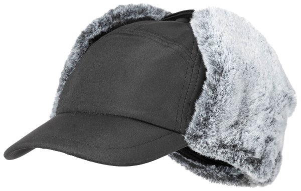 Winter Cap, "Trapper", schwarz