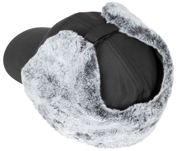 Winter Cap, "Trapper", schwarz