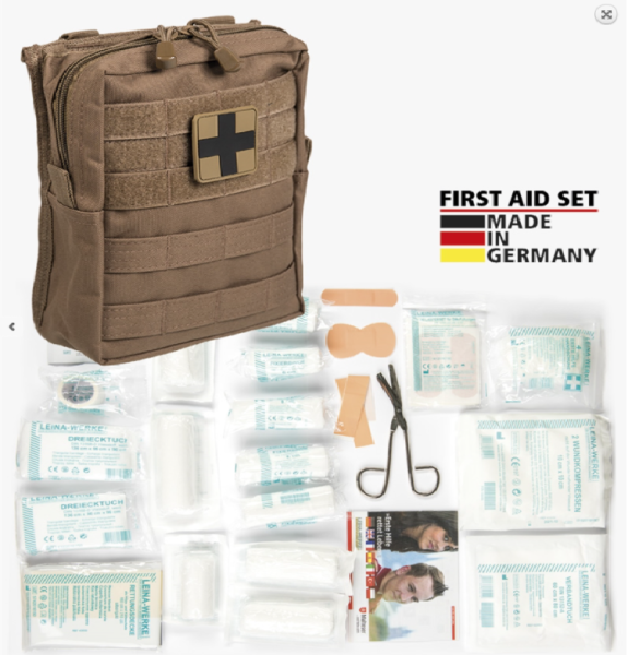 FIRST AID SET ′LEINA′ PRO.43-TLG.LG DARK COYOTE