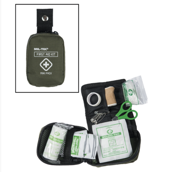 FIRST AID PACK MINI OLIV