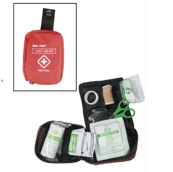 FIRST AID PACK MINI RED