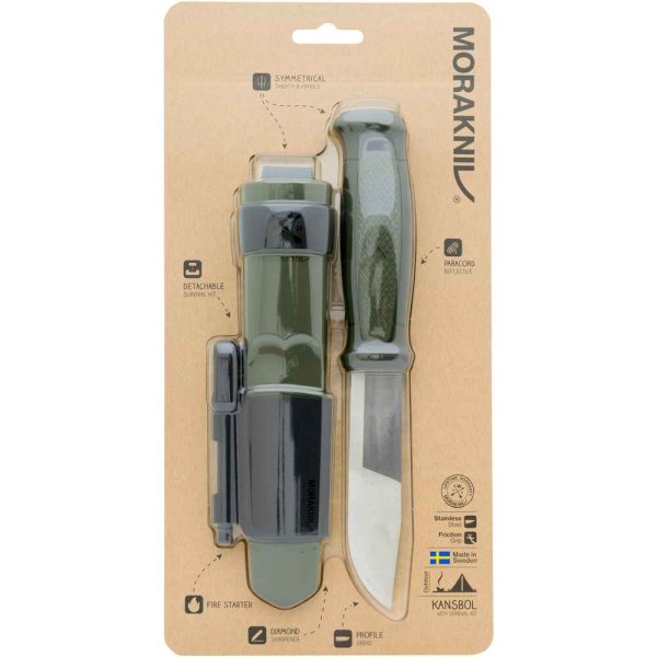 Morakniv Outdoormesser Survival Kit Kansbol