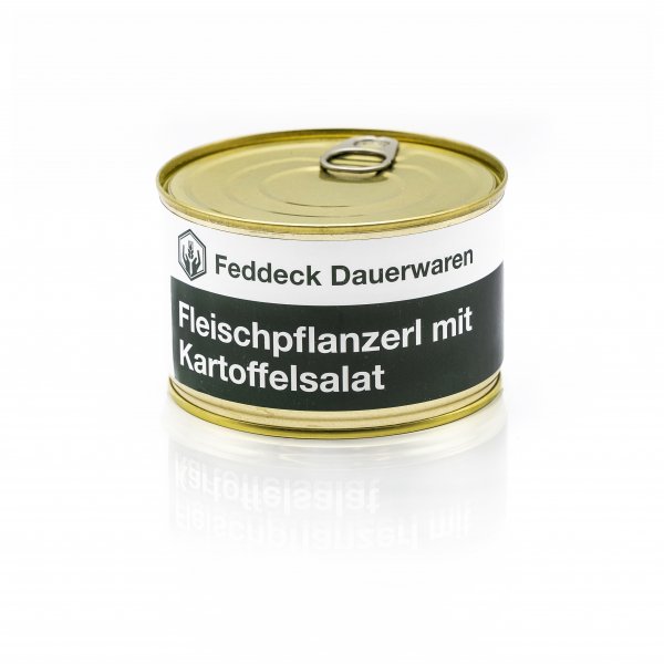 Fleischpflanzln mit Kartoffelsalat in der 400 g Ring-Pull-Dose