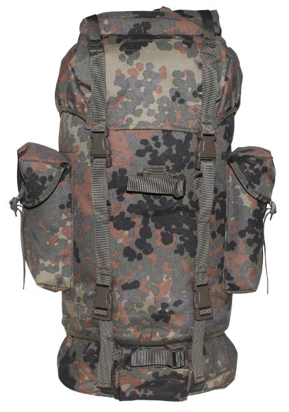 BW Kampfrucksack, flecktarn, groß, Cordura