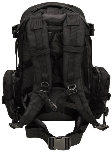 Ital. Rucksack, schwarz, "Tactical-Modular"